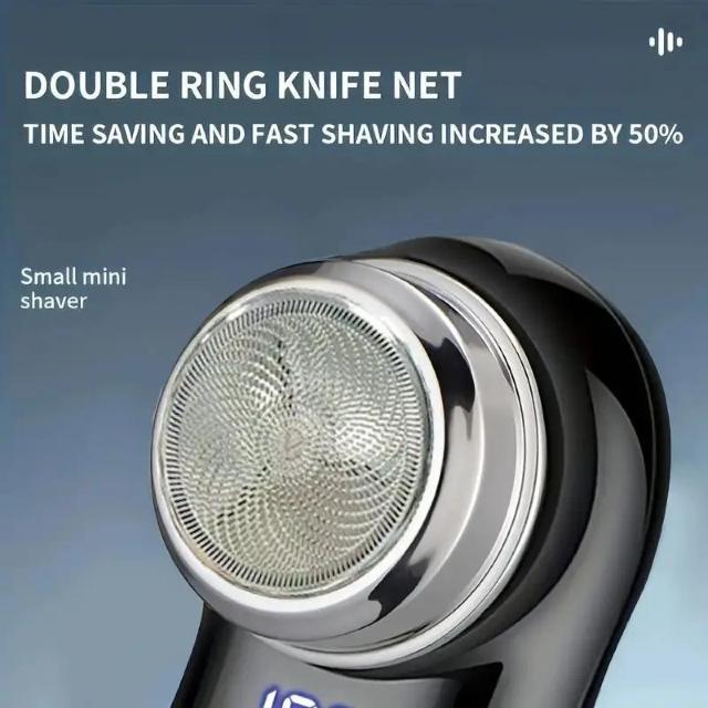 超お買い得690円★USB充電式デジタルディスプレイ&ステンレス鋼刃付きメンズ電気シェーバー1個 - 携帯用 < 家電/AV  超お買い得690円★USB充電式デジタルディスプレイ&ステンレス鋼刃付きメンズ電気シェーバー1個 - 携帯用 < 家電/AVの