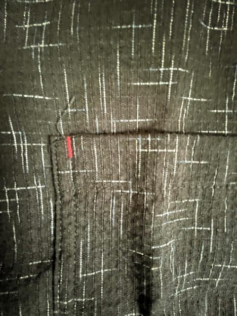 LLサイズ!高貴紳士的!和のくつろぎ!サラッとしじら織り!ヘンリーネック!半袖シャツ!黒系色合い! < 男性ファッション  LLサイズ!高貴紳士的!和のくつろぎ!サラッとしじら織り!ヘンリーネック!半袖シャツ!黒系色合い! < 男性ファッションの