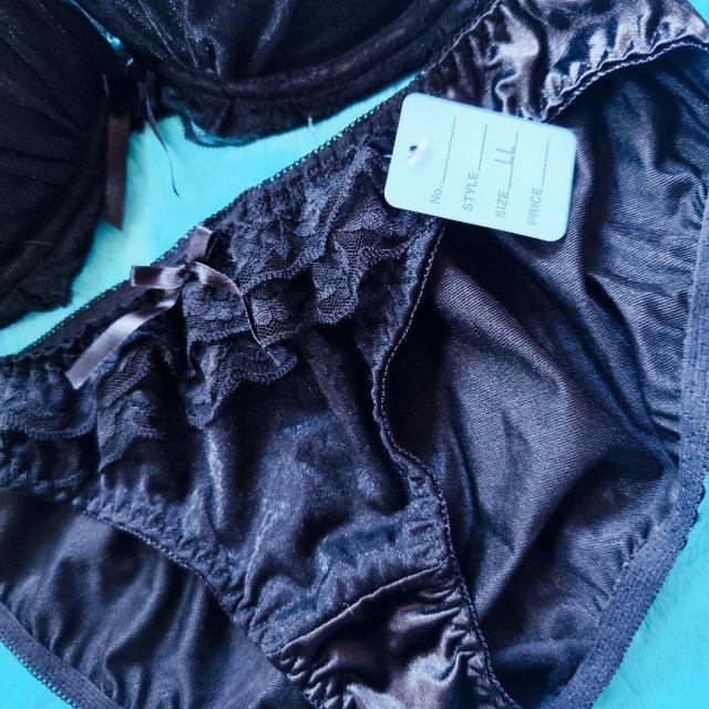 エロcool.。。F80×LL。。。キラキラッ。。レースフリルブラジャー&ショーツセット。。グラマー大きいサイズブラック黒 < 女性ファッション  エロcool.。。F80×LL。。。キラキラッ。。レースフリルブラジャー&ショーツセット。。グラマー大きいサイズブラック黒 < 女性ファッションの