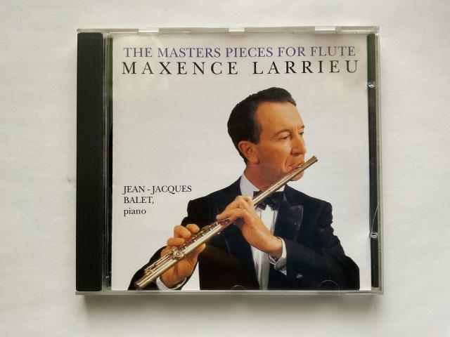 MAXENCE LARRIEU �t���[�g���ȏW THE MASTER PIECES FOR FLUTE CD  �� CD/DVD/�r�f�I�� 