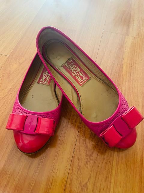 Salvatore Ferragamo �t�F���K�� ���@�����{�� �t���b�g�V���[�Y �s���N �� �u�����h�� 