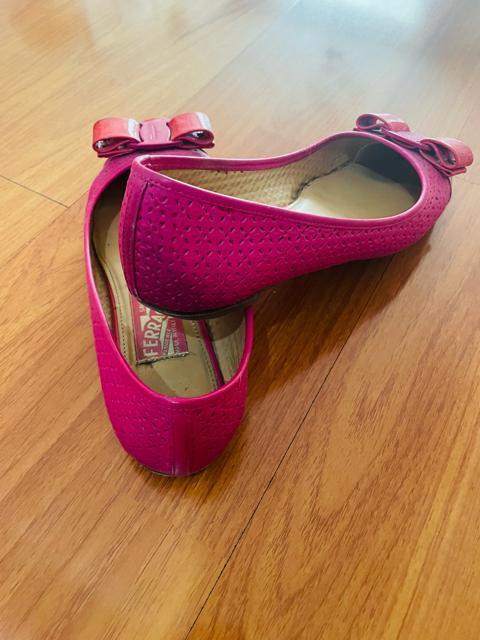 Salvatore Ferragamo �t�F���K�� ���@�����{�� �t���b�g�V���[�Y �s���N �� �u�����h�� 