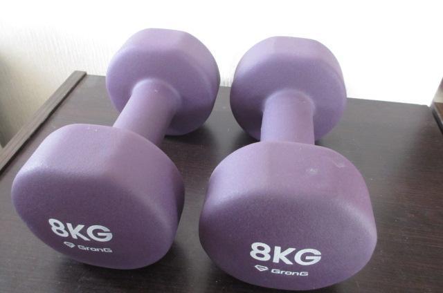 グロング ダンベル 8kg 2個 パープル GronG 筋トレ 自宅 ダイエット < ヘルス/ビューティー グロング ダンベル 8kg 2個 パープル GronG 筋トレ 自宅 ダイエット < ヘルス/ビューティーの