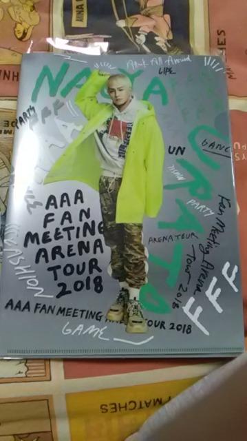 AAA・浦田 直也・クリアファイル < タレントグッズ AAA・浦田 直也・クリアファイル < タレントグッズの