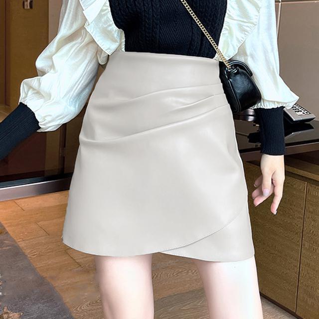 送料無料 新品 PUレザー ミニスカート美脚ハイウエスト < 女性ファッション  送料無料 新品 PUレザー ミニスカート美脚ハイウエスト < 女性ファッションの
