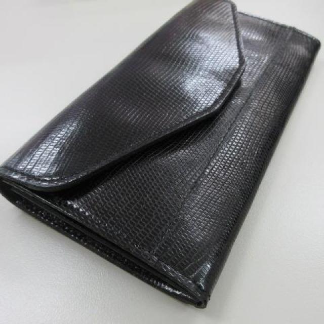 新品未使用 長財布 財布 ブラック × ゴールド 本革 革 革 < 男性ファッション  新品未使用 長財布 財布 ブラック × ゴールド 本革 革 革 < 男性ファッションの