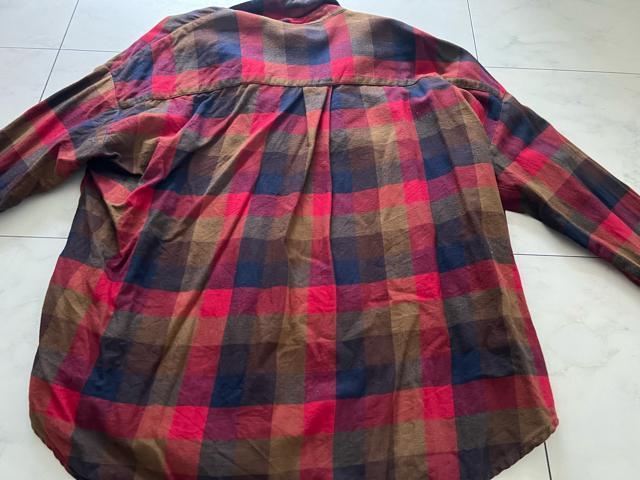 UNIQLOユニクロブロック柄チェックシャツ★M < ブランド  UNIQLOユニクロブロック柄チェックシャツ★M < ブランドの