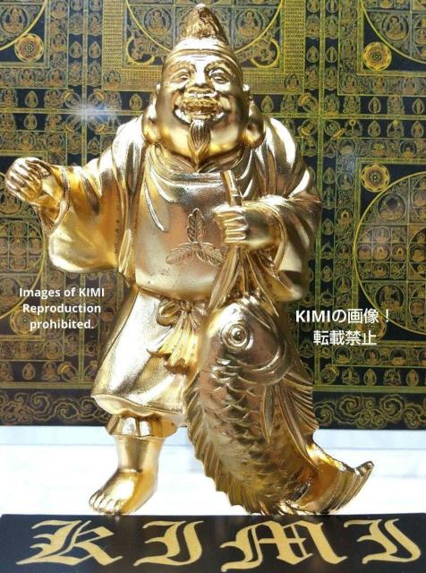 恵比寿 合金製 高さ8.4cm 名仏師 牧田秀雲 仏像 置物 七福神 仏教美術 < インテリア/ライフ  恵比寿 合金製 高さ8.4cm 名仏師 牧田秀雲 仏像 置物 七福神 仏教美術  < インテリア/ライフの