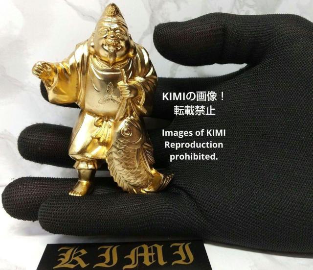 恵比寿 合金製 高さ8.4cm 名仏師 牧田秀雲 仏像 置物 七福神 仏教美術 < インテリア/ライフ  恵比寿 合金製 高さ8.4cm 名仏師 牧田秀雲 仏像 置物 七福神 仏教美術 < インテリア/ライフの