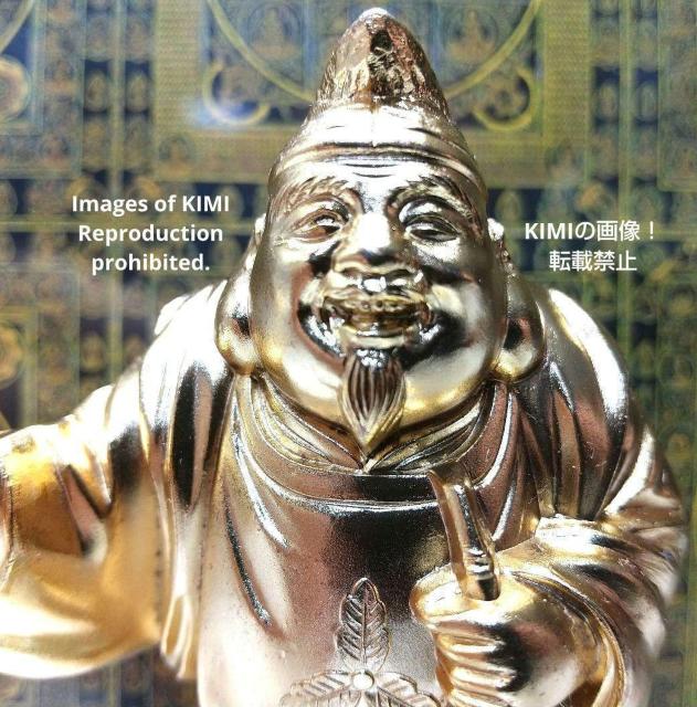 恵比寿 合金製 高さ8.4cm 名仏師 牧田秀雲 仏像 置物 七福神 仏教美術 < インテリア/ライフ  恵比寿 合金製 高さ8.4cm 名仏師 牧田秀雲 仏像 置物 七福神 仏教美術 < インテリア/ライフの