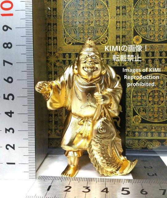 恵比寿 合金製 高さ8.4cm 名仏師 牧田秀雲 仏像 置物 七福神 仏教美術 < インテリア/ライフ  恵比寿 合金製 高さ8.4cm 名仏師 牧田秀雲 仏像 置物 七福神 仏教美術 < インテリア/ライフの