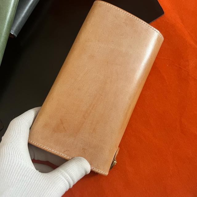 ブラウン 長財布 本革 ブライドルレザー メンズ ヌメ革 ロングウォレット レザー  牛革 < 男性ファッション  ブラウン 長財布 本革 ブライドルレザー メンズ ヌメ革 ロングウォレット レザー  牛革 < 男性ファッションの