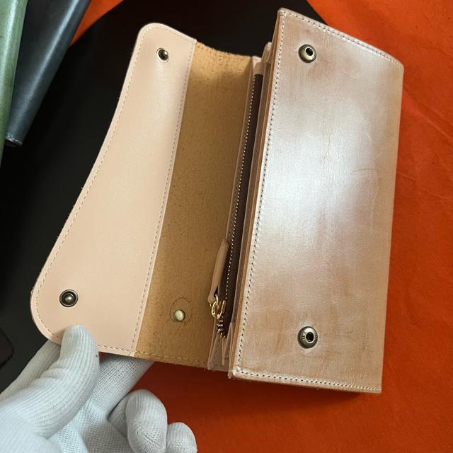 ブラウン 長財布 本革 ブライドルレザー メンズ ヌメ革 ロングウォレット レザー  牛革 < 男性ファッション  ブラウン 長財布 本革 ブライドルレザー メンズ ヌメ革 ロングウォレット レザー  牛革 < 男性ファッションの