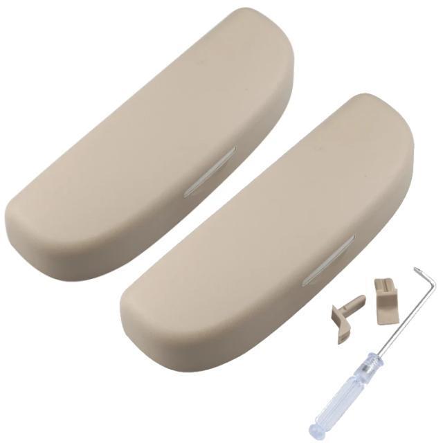 2個セット トヨタ用眼鏡ケース ホルダー ベージュ サングラスケース ハリアー/C-HR/プリウス/レクサス等に アシストグリップ < 自動車/バイク 2個セット トヨタ用眼鏡ケース ホルダー ベージュ サングラスケース ハリアー/C-HR/プリウス/レクサス等に アシストグリップ < 自動車/バイク
