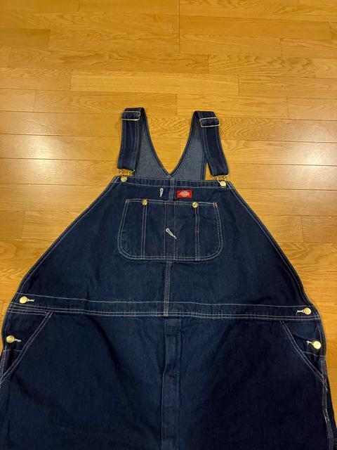 Dickiesオーバーオール 超超超大きいsizeW54ウエスト150cm訳あり < ブランド Dickiesオーバーオール 超超超大きいsizeW54ウエスト150cm訳あり < ブランドの