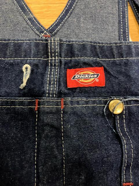 Dickiesオーバーオール 超超超大きいsizeW54ウエスト150cm訳あり < ブランド Dickiesオーバーオール 超超超大きいsizeW54ウエスト150cm訳あり < ブランドの