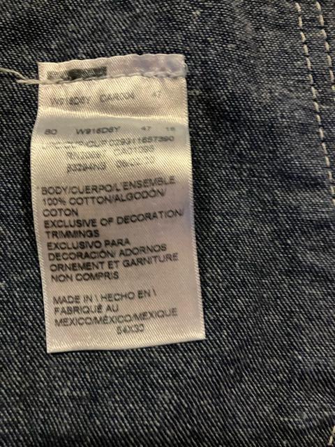 Dickiesオーバーオール 超超超大きいsizeW54ウエスト150cm訳あり < ブランド Dickiesオーバーオール 超超超大きいsizeW54ウエスト150cm訳あり < ブランドの