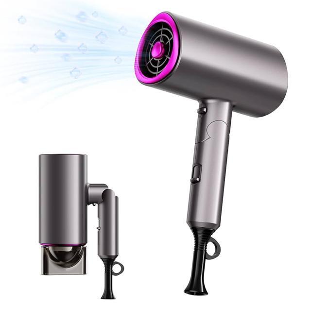 ヘアドライヤー 大風量 折り畳み式 60秒速乾 1400W ドライヤー マイナスイオン 3段階調整可能 温冷風切替 軽量 静音 < 家電/AV  ヘアドライヤー 大風量 折り畳み式 60秒速乾 1400W ドライヤー マイナスイオン 3段階調整可能 温冷風切替 軽量 静音  < 家電/AVの