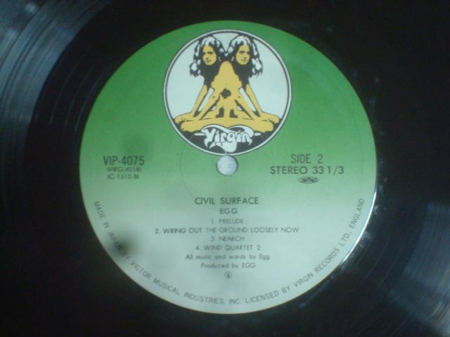 VBET[tBXiTHE CIVIL SURFACEj / GbOiEGGj ѕtLP  CD/DVD/rfI 