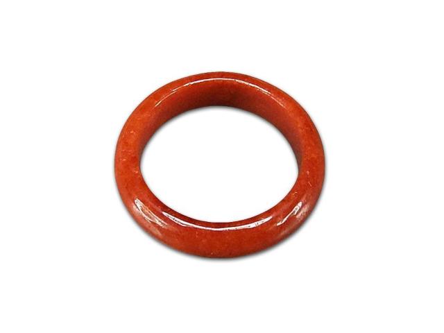 赤翡翠赤いひすい天然石指輪バンドリング本翡翠ジェダイト約13号 < 女性アクセサリー/時計 赤翡翠赤いひすい天然石指輪バンドリング本翡翠ジェダイト約13号 < 女性アクセサリー/時計の