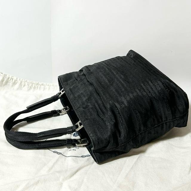 ���i PRADA �v���_ �n���h�o�b�O �i�C���� �u���b�N �� �u�����h�� 