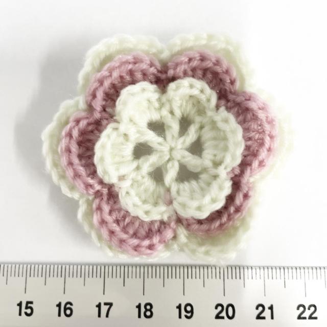 22*ハンドメイド♪3段お花モチーフ 28 < ペット/手芸/園芸 22*ハンドメイド♪3段お花モチーフ 28 < ペット/手芸/園芸の