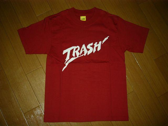 新品WTAPSダブルタップスTシャツS赤TRASH < ブランド 新品WTAPSダブルタップスTシャツS赤TRASH < ブランドの