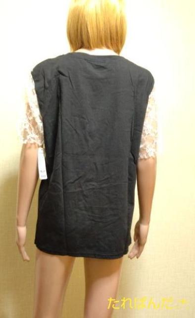 新品タグ付☆ICHOKU☆レース&ビジュ袖のカッコ可愛いカットソーT184☆3点で即落 < 女性ファッション  新品タグ付☆ICHOKU☆レース&ビジュ袖のカッコ可愛いカットソーT184☆3点で即落 < 女性ファッションの