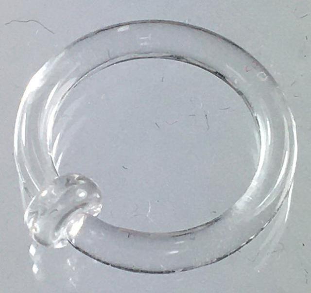 アクリルボディピアス キャプティブビーズリング クリアー 12G シンプル 耳 口 眉 軟骨 ヘリックス トラガス POP 透明 < 男性アクセサリー/時計  アクリルボディピアス キャプティブビーズリング クリアー 12G シンプル 耳 口 眉 軟骨 ヘリックス トラガス POP 透明 < 男性アクセサリー/時計の