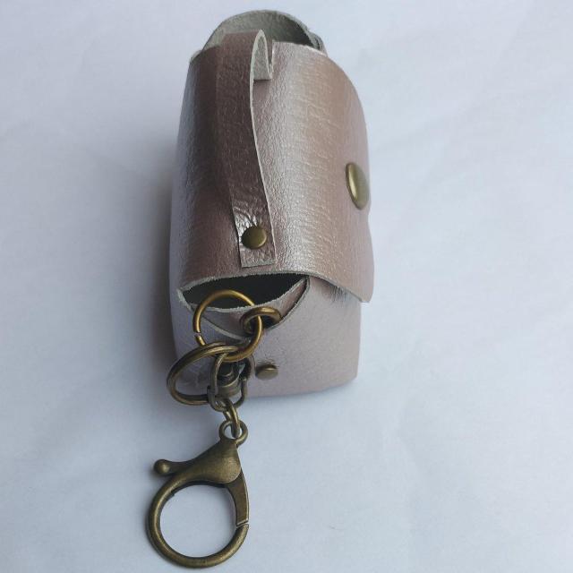 DIY 本革 ミニバッグ メタリックピンク キーホルダー < ペット/手芸/園芸  DIY 本革 ミニバッグ メタリックピンク キーホルダー < ペット/手芸/園芸の