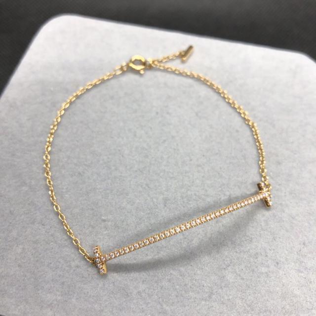 即決 TIFFANY&Co. AU750 ゴールド ダイヤモンド スマイル ブレスレット < ブランド  即決 TIFFANY&Co. AU750 ゴールド ダイヤモンド スマイル ブレスレット  < ブランドの