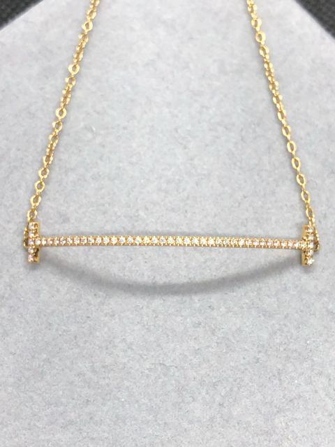 即決 TIFFANY&Co. AU750 ゴールド ダイヤモンド スマイル ブレスレット < ブランド  即決 TIFFANY&Co. AU750 ゴールド ダイヤモンド スマイル ブレスレット < ブランドの