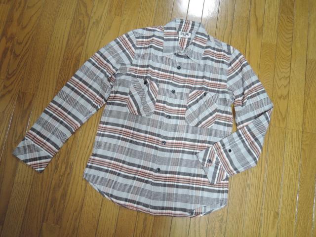 新品 BLUE GEM ガイジンメイド GAIJIN MADE チェックシャツ 2M 灰系 ハリランHRM < ブランド  新品 BLUE GEM ガイジンメイド GAIJIN MADE チェックシャツ 2M 灰系 ハリランHRM < ブランドの