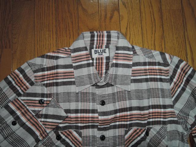 新品 BLUE GEM ガイジンメイド GAIJIN MADE チェックシャツ 2M 灰系 ハリランHRM < ブランド  新品 BLUE GEM ガイジンメイド GAIJIN MADE チェックシャツ 2M 灰系 ハリランHRM < ブランドの