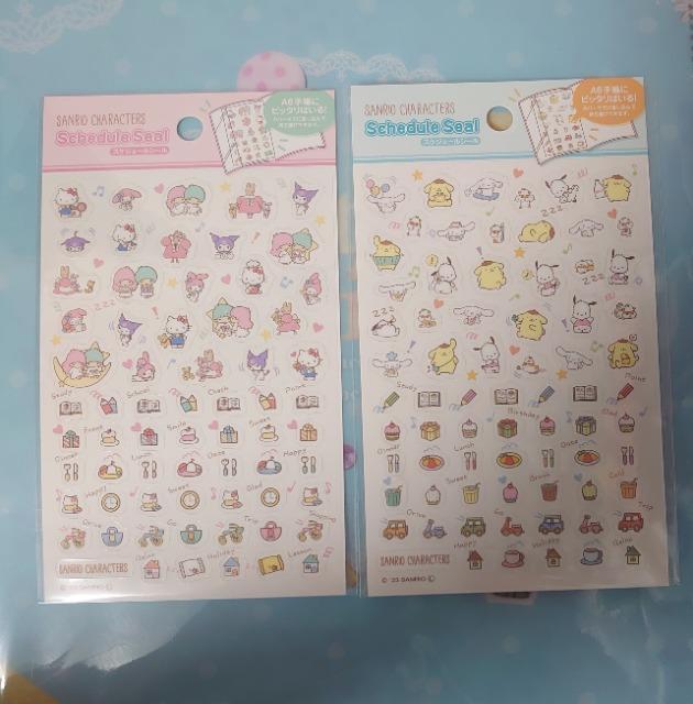 ■スケジュールシール■~サンリオキャラクターズ~2枚A < インテリア/ライフ  ■スケジュールシール■~サンリオキャラクターズ~2枚A  < インテリア/ライフの