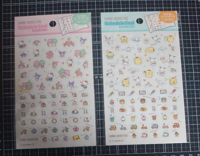 ■スケジュールシール■~サンリオキャラクターズ~2枚A < インテリア/ライフ  ■スケジュールシール■~サンリオキャラクターズ~2枚A < インテリア/ライフの