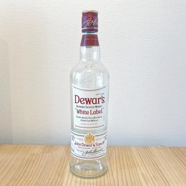 スコッチウイスキー デュワーズホワイトラベル|空きボトル| Dewar's < インテリア/ライフ  スコッチウイスキー デュワーズホワイトラベル|空きボトル| Dewar's < インテリア/ライフの