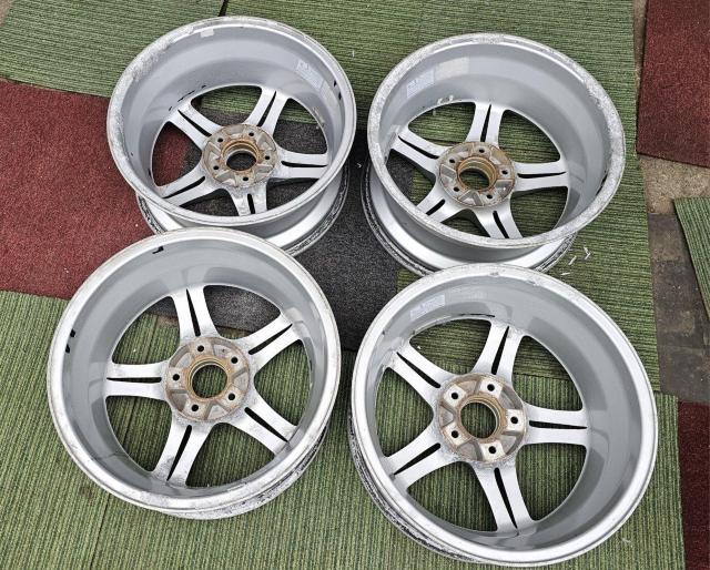 YOKOHAMA ヨコハマ AVS VS-5 17インチアルミホイール7.5J+40 PCD114.3ホイールのみ4本セツト クラ < 自動車/バイク YOKOHAMA ヨコハマ AVS VS-5 17インチアルミホイール7.5J+40 PCD114.3ホイールのみ4本セツト クラ < 自動車/バイク