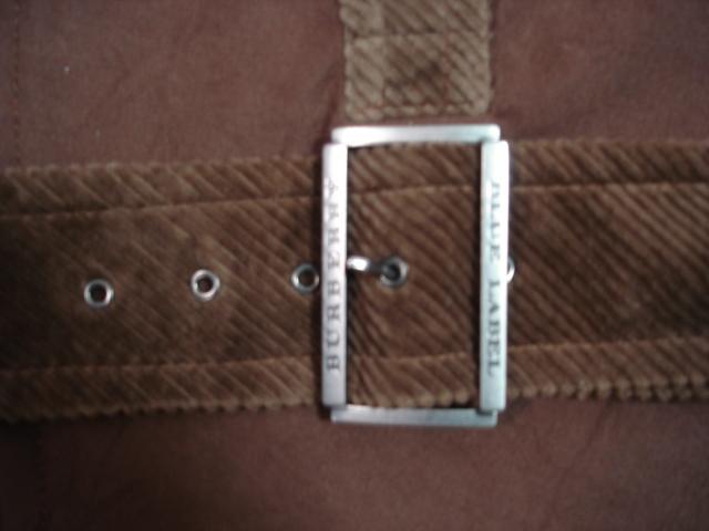 ★バーバリーブルーレーベル コーデュロデザインワンピース★ベルト付 超激安! < ブランド  ★バーバリーブルーレーベル コーデュロデザインワンピース★ベルト付 超激安! < ブランドの