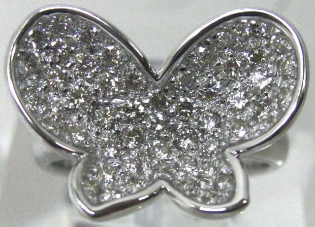 �ɔ��iK18WG18���z���C�g�S�[���h�����p���F�_�C��0.90ct �T�C�Y#12  �� �����A�N�Z�T���[/���v�� 