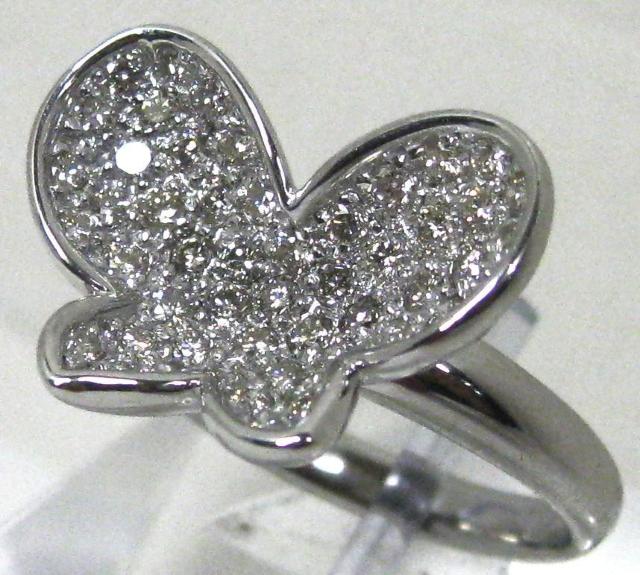 �ɔ��iK18WG18���z���C�g�S�[���h�����p���F�_�C��0.90ct �T�C�Y#12 �� �����A�N�Z�T���[/���v�� 