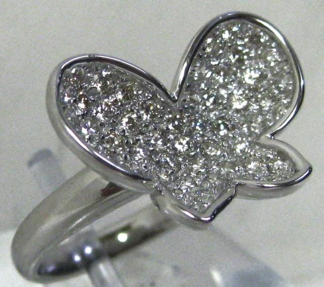 �ɔ��iK18WG18���z���C�g�S�[���h�����p���F�_�C��0.90ct �T�C�Y#12 �� �����A�N�Z�T���[/���v�� 