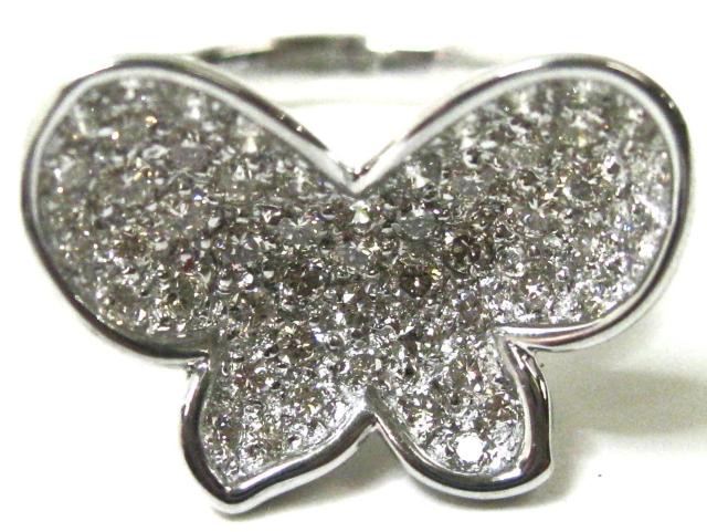 �ɔ��iK18WG18���z���C�g�S�[���h�����p���F�_�C��0.90ct �T�C�Y#12 �� �����A�N�Z�T���[/���v�� 