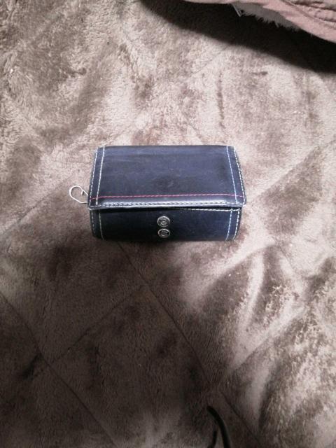 レザー調 コインケース キーリング付 スナップボタン開閉 ミニ財布 < 男性ファッション レザー調 コインケース キーリング付 スナップボタン開閉 ミニ財布 < 男性ファッションの