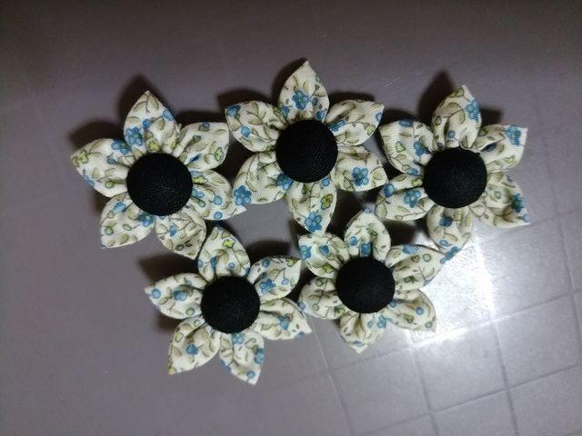 ハンドメイド 布製の花5個 手芸パーツ < ペット/手芸/園芸 ハンドメイド 布製の花5個 手芸パーツ < ペット/手芸/園芸の