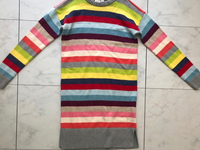 GAP KIDSボーダー柄ニットワンピース★130cm < ブランド GAP KIDSボーダー柄ニットワンピース★130cm < ブランドの