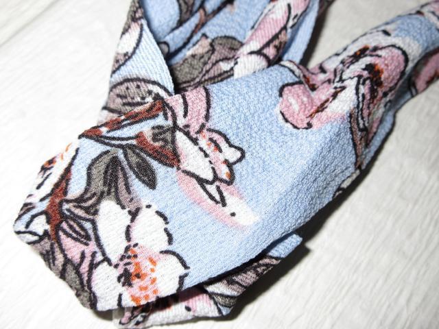 未使用☆花柄ヘアバンド*ヘアゴム3点セット(ブルー系) < 女性アクセサリー/時計  未使用☆花柄ヘアバンド*ヘアゴム3点セット(ブルー系) < 女性アクセサリー/時計の