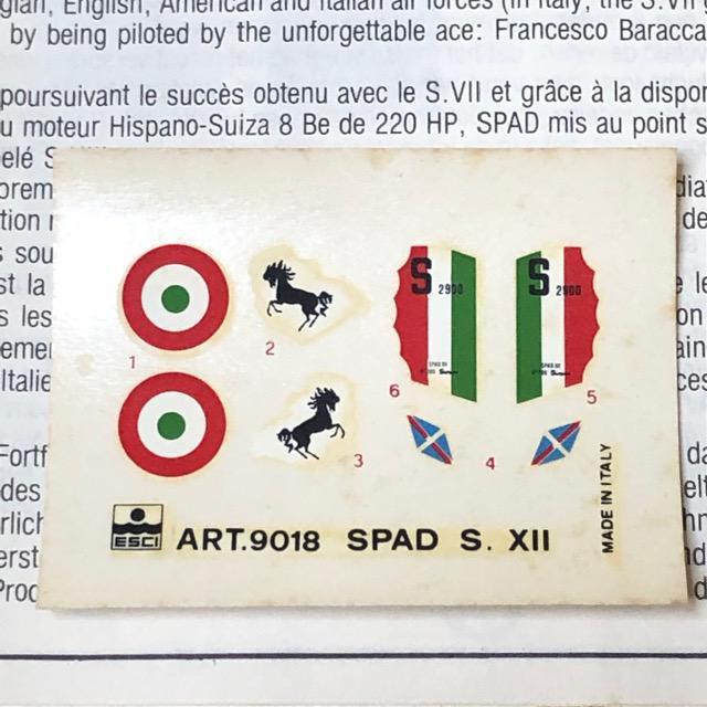 1/72 ESCI SPAD XV