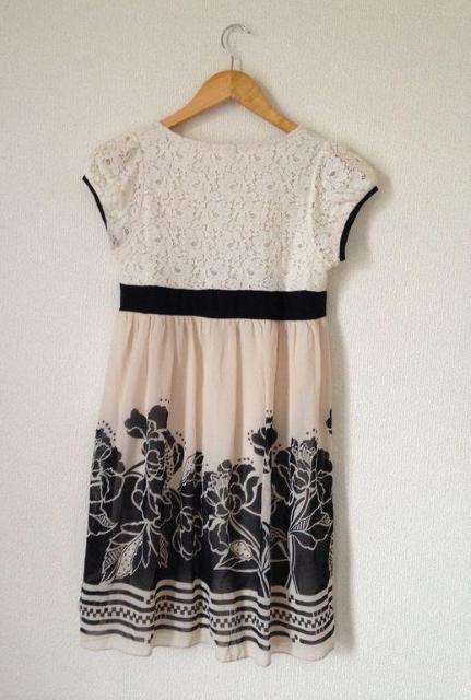 SILENT WORTH◆可愛い♪トップレース スカート シフォン チュニック ワンピース < 女性ファッション  SILENT WORTH◆可愛い♪トップレース スカート シフォン チュニック ワンピース < 女性ファッションの