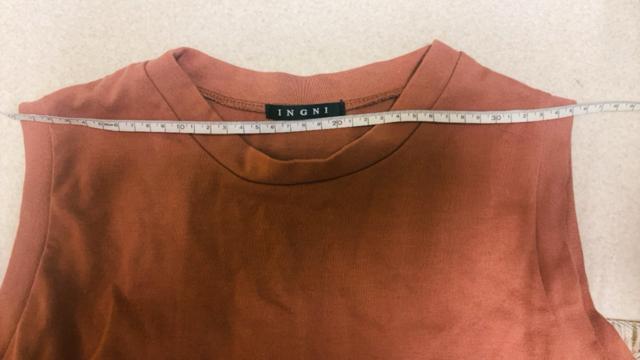 INGNI サイドスリップワンピース テラコッタ ノースリーブ ロングワンピース < 女性ファッション  INGNI サイドスリップワンピース テラコッタ ノースリーブ ロングワンピース < 女性ファッションの